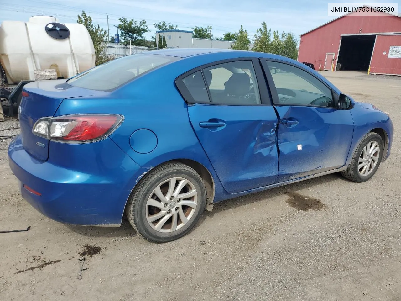 2012 Mazda 3 I VIN: JM1BL1V75C1652980 Lot: 73418144