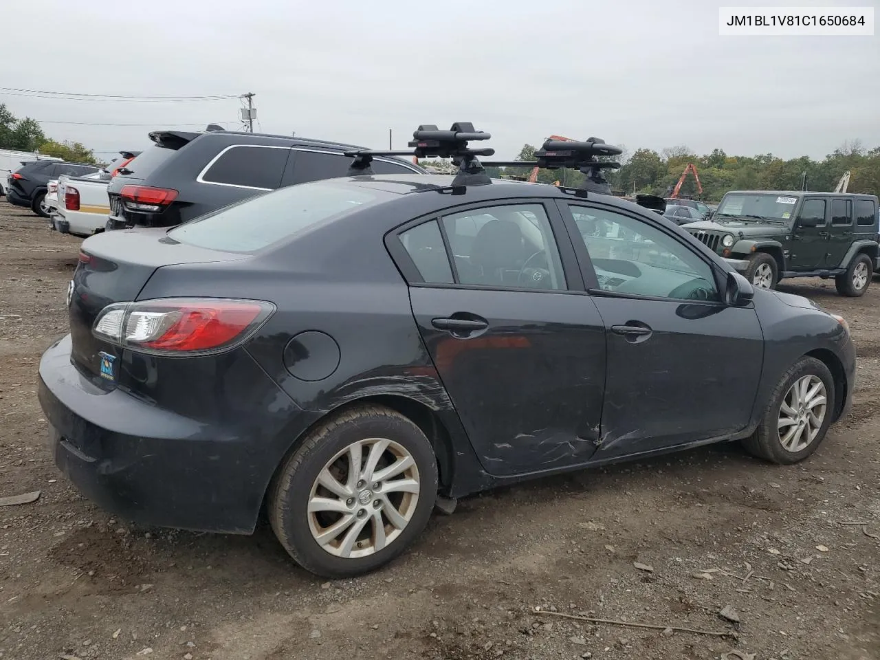 2012 Mazda 3 I VIN: JM1BL1V81C1650684 Lot: 73628374