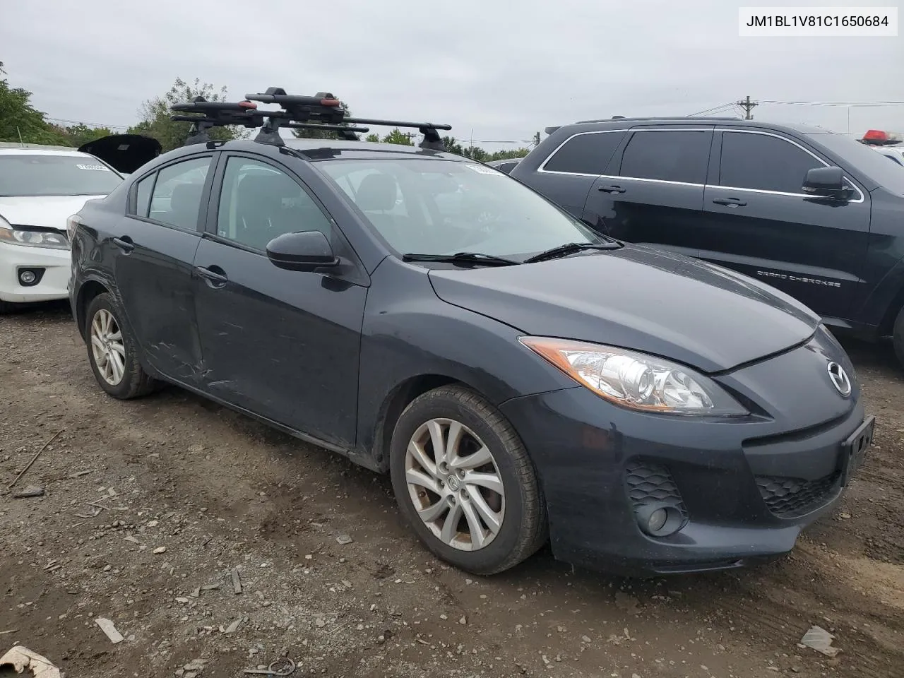 2012 Mazda 3 I VIN: JM1BL1V81C1650684 Lot: 73628374