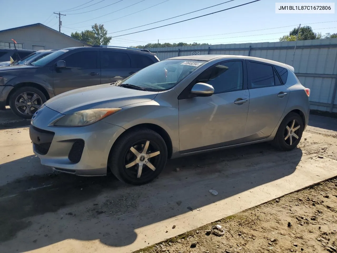 2012 Mazda 3 I VIN: JM1BL1L87C1672806 Lot: 73648294