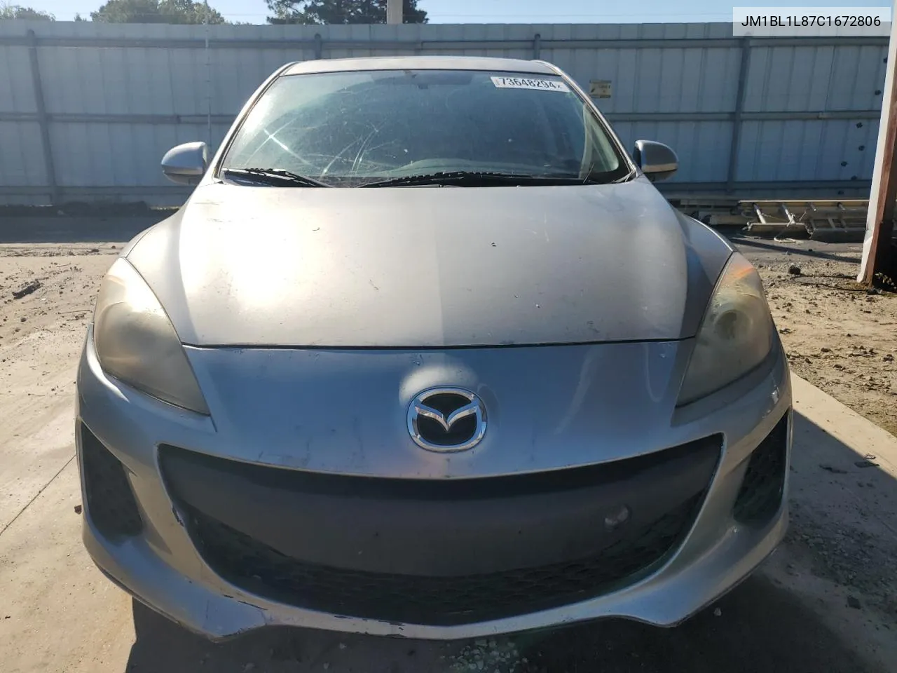 2012 Mazda 3 I VIN: JM1BL1L87C1672806 Lot: 73648294