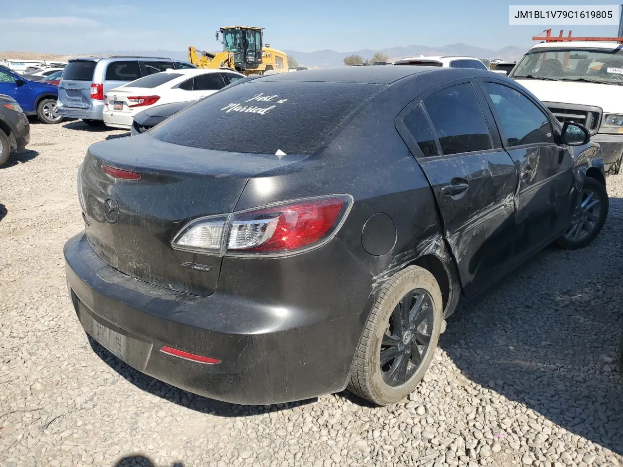 2012 Mazda 3 I VIN: JM1BL1V79C1619805 Lot: 73736444