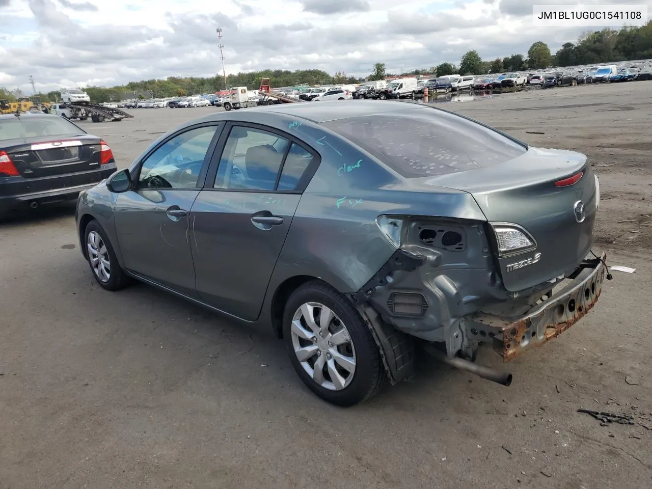 2012 Mazda 3 I VIN: JM1BL1UG0C1541108 Lot: 73751214