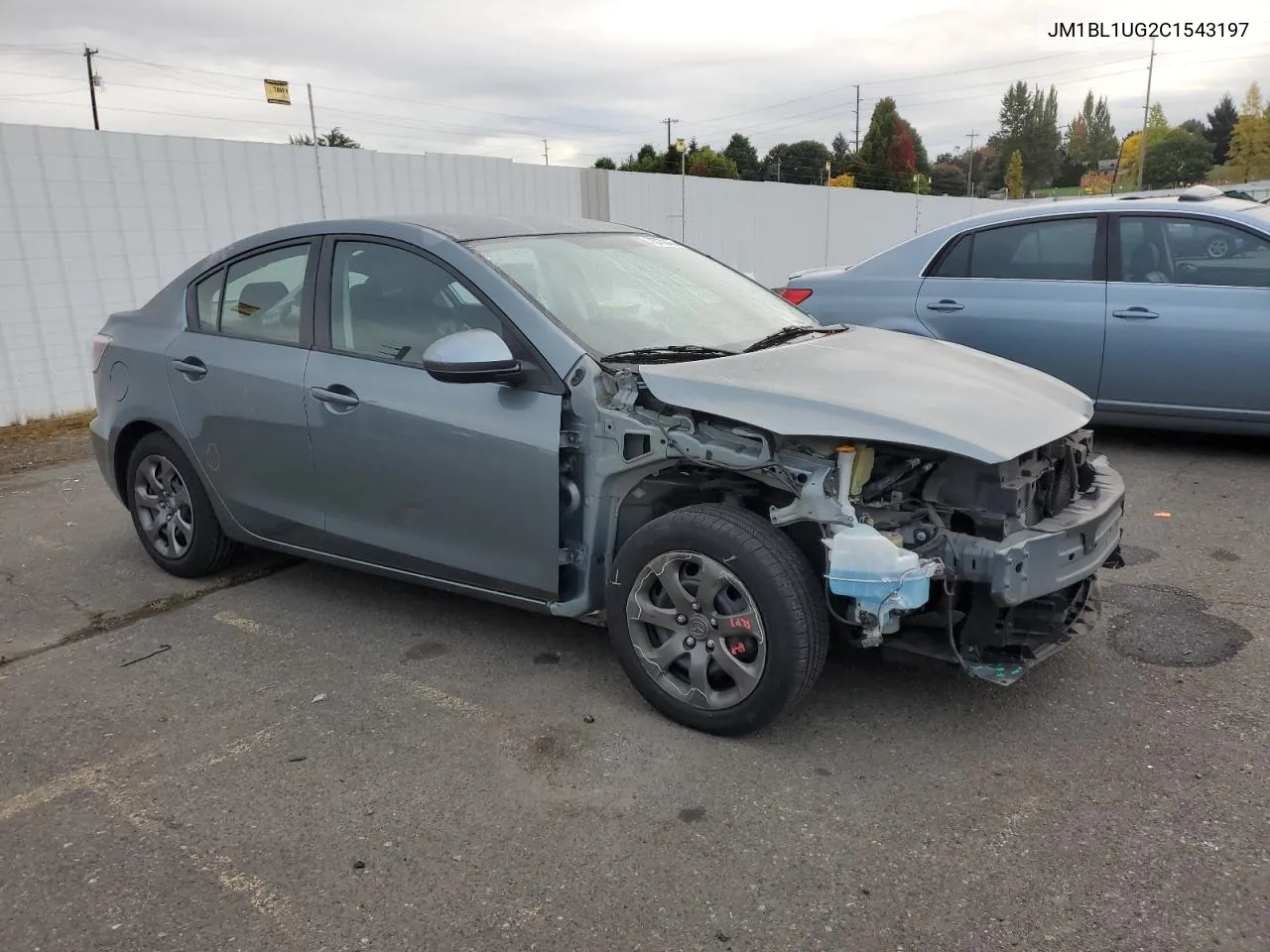 2012 Mazda 3 I VIN: JM1BL1UG2C1543197 Lot: 73762454