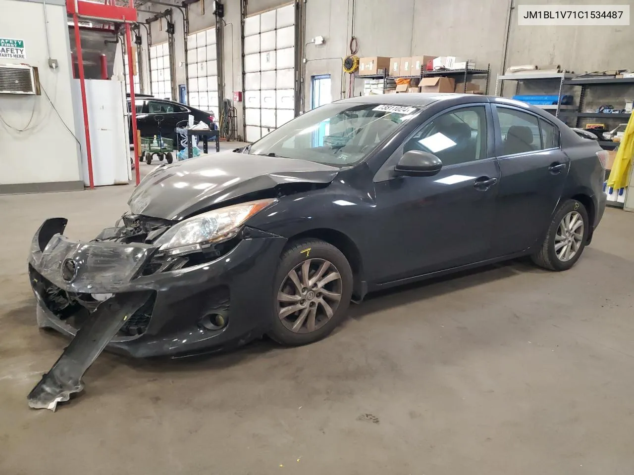 2012 Mazda 3 I VIN: JM1BL1V71C1534487 Lot: 73811024