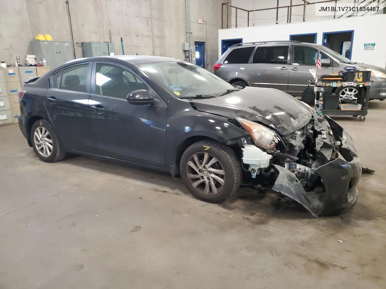 2012 Mazda 3 I VIN: JM1BL1V71C1534487 Lot: 73811024