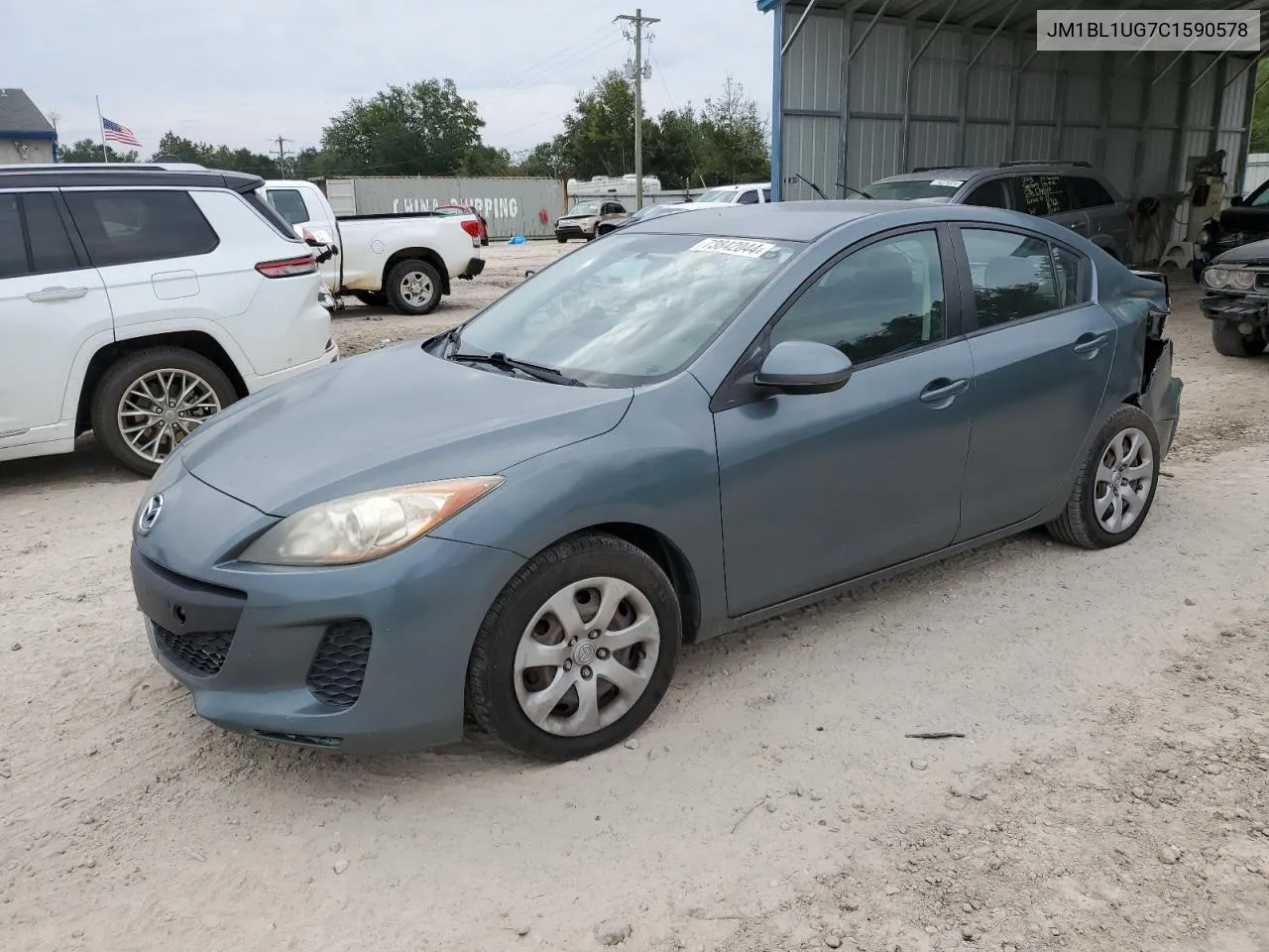 2012 Mazda 3 I VIN: JM1BL1UG7C1590578 Lot: 73842044