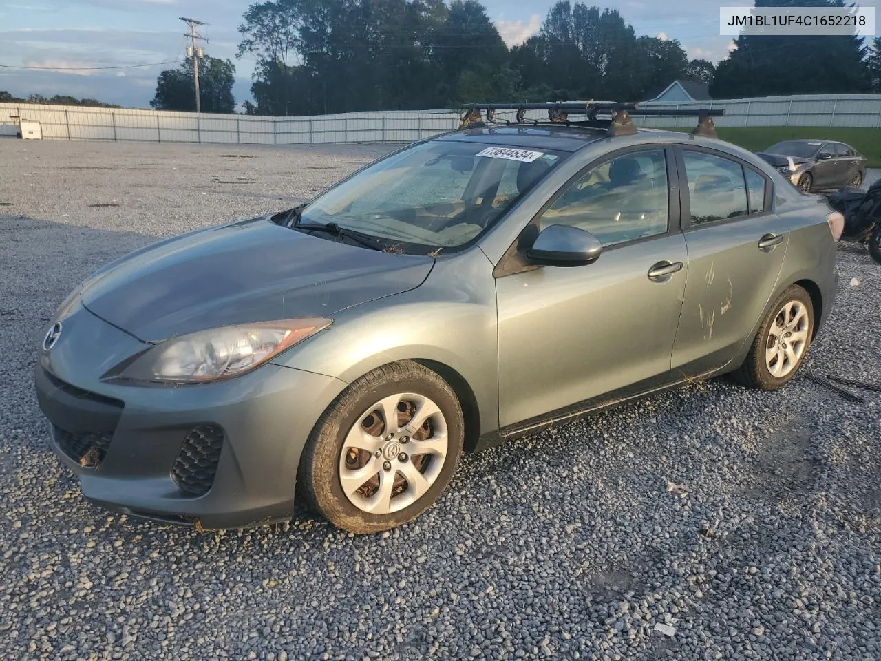 2012 Mazda 3 I VIN: JM1BL1UF4C1652218 Lot: 73844534