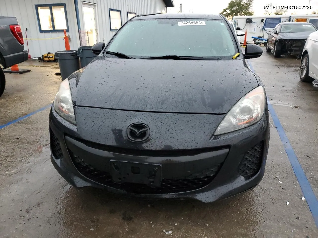 2012 Mazda 3 I VIN: JM1BL1VF0C1502220 Lot: 74264694