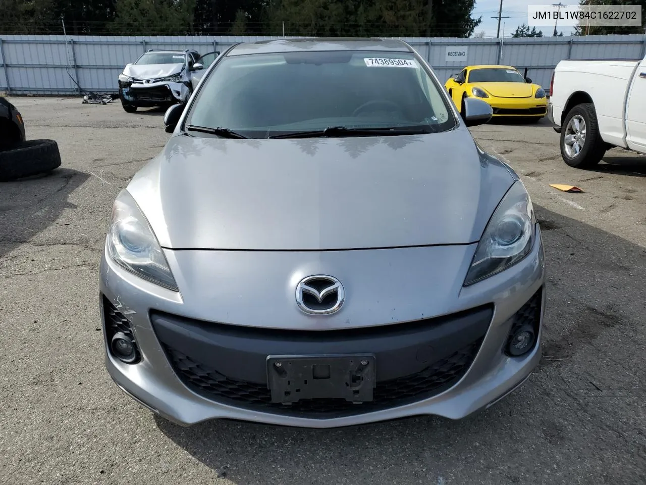 2012 Mazda 3 I VIN: JM1BL1W84C1622702 Lot: 74389504