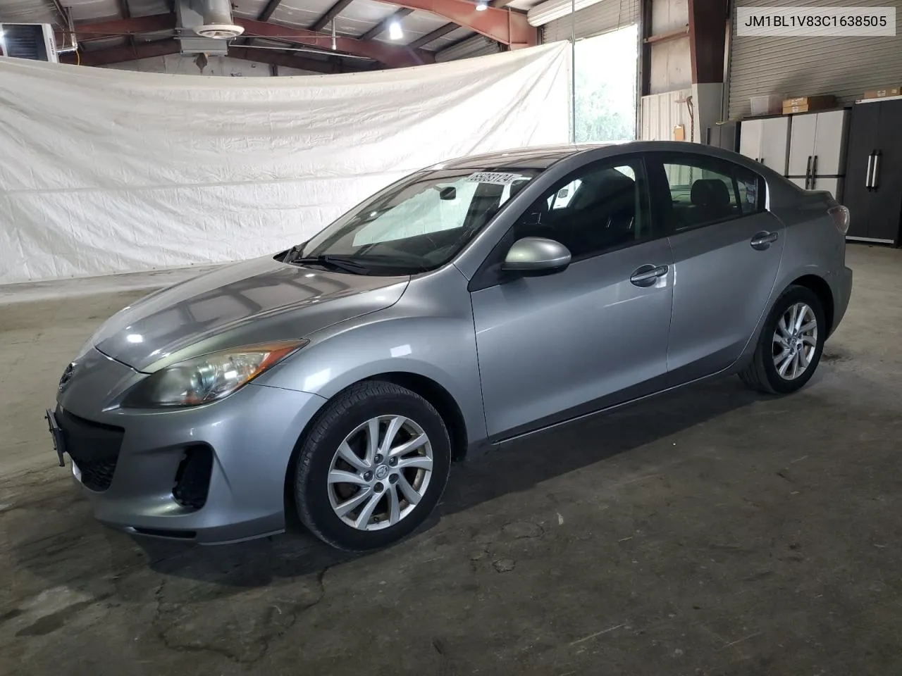 2012 Mazda 3 I VIN: JM1BL1V83C1638505 Lot: 74601944