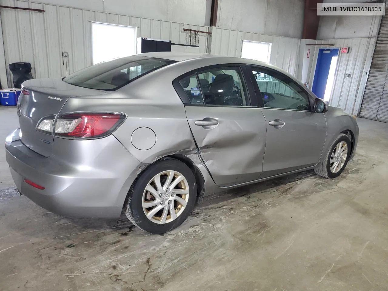 2012 Mazda 3 I VIN: JM1BL1V83C1638505 Lot: 74601944