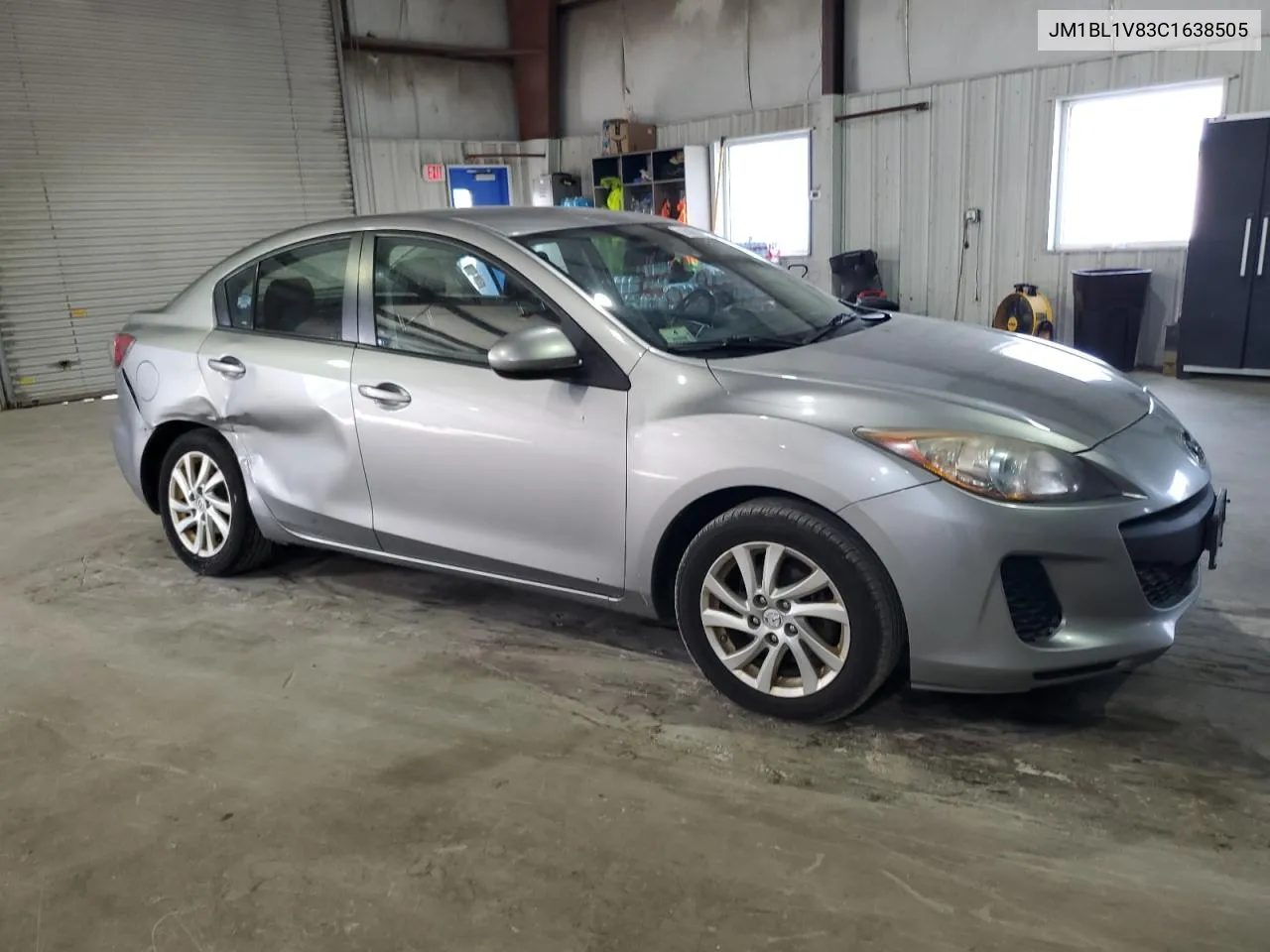 2012 Mazda 3 I VIN: JM1BL1V83C1638505 Lot: 74601944