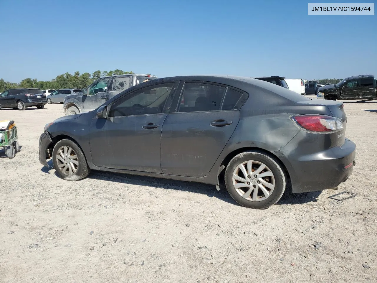 2012 Mazda 3 I VIN: JM1BL1V79C1594744 Lot: 74796504