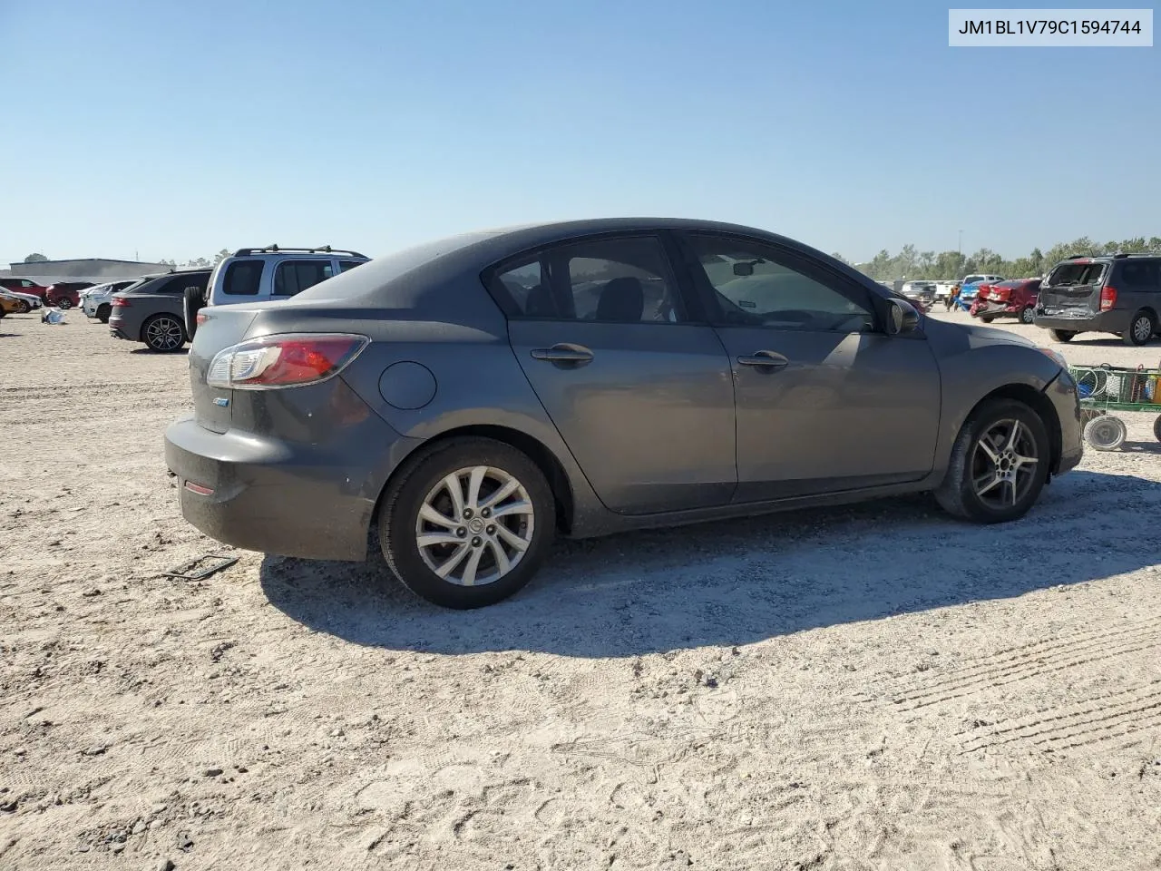 2012 Mazda 3 I VIN: JM1BL1V79C1594744 Lot: 74796504