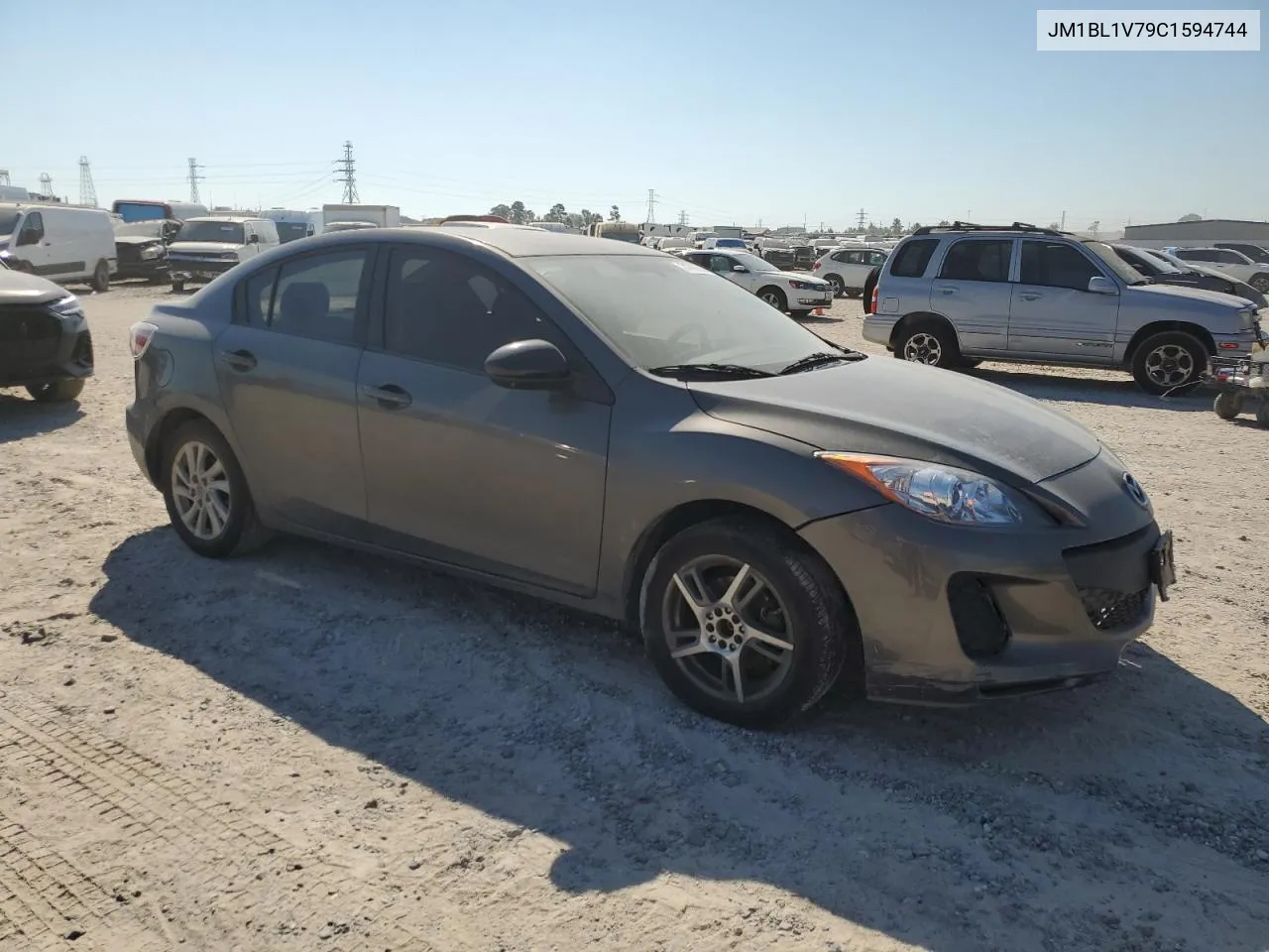 2012 Mazda 3 I VIN: JM1BL1V79C1594744 Lot: 74796504