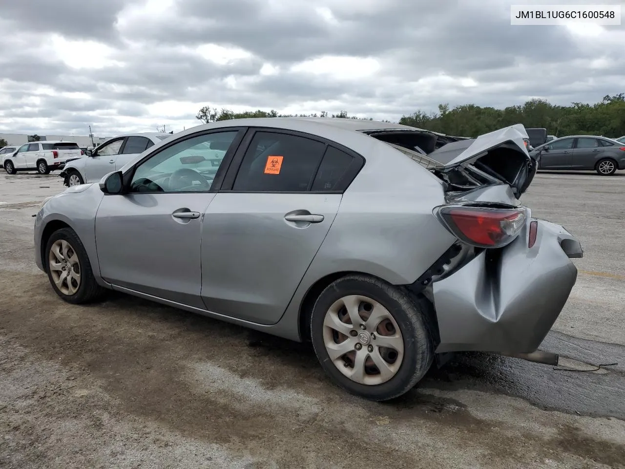 2012 Mazda 3 I VIN: JM1BL1UG6C1600548 Lot: 75029914