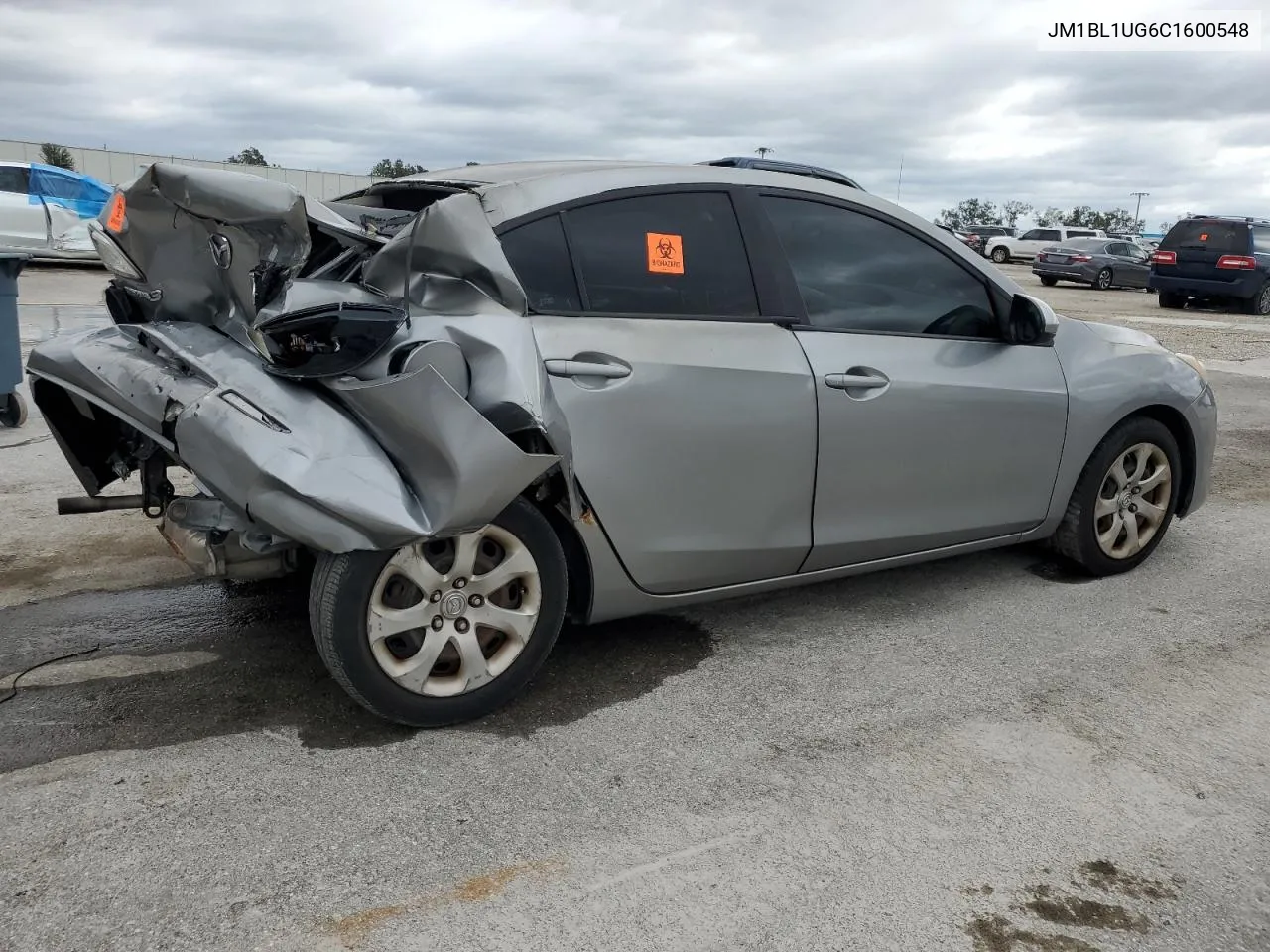 2012 Mazda 3 I VIN: JM1BL1UG6C1600548 Lot: 75029914