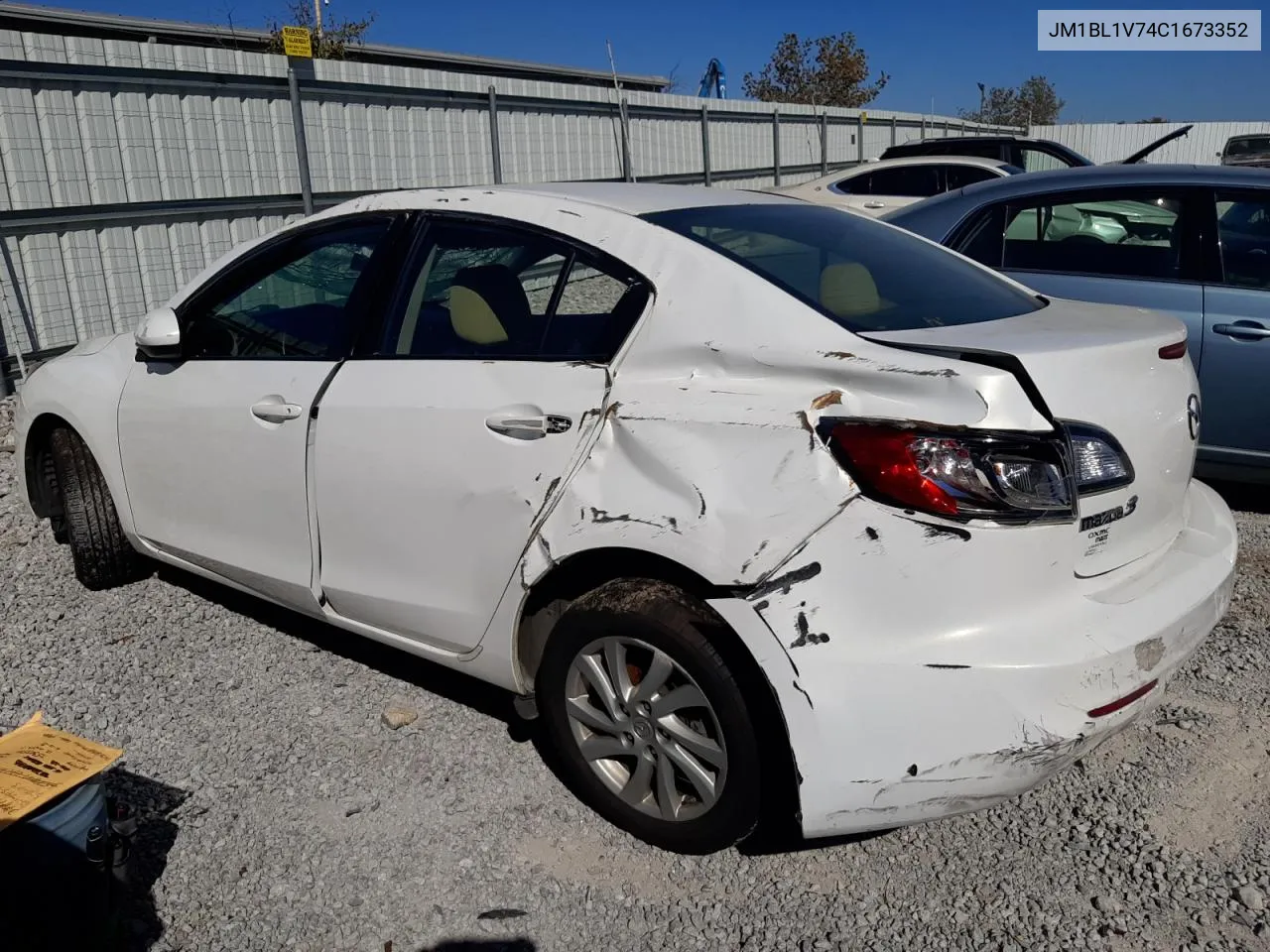 JM1BL1V74C1673352 2012 Mazda 3 I