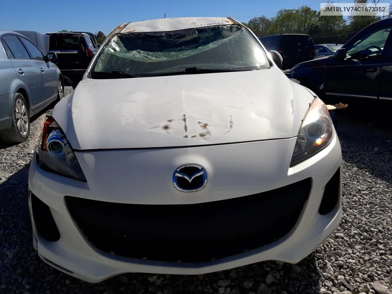 2012 Mazda 3 I VIN: JM1BL1V74C1673352 Lot: 75303584