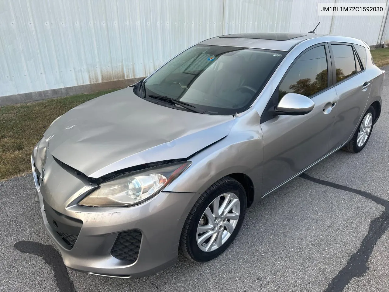 2012 Mazda 3 I VIN: JM1BL1M72C1592030 Lot: 75575564