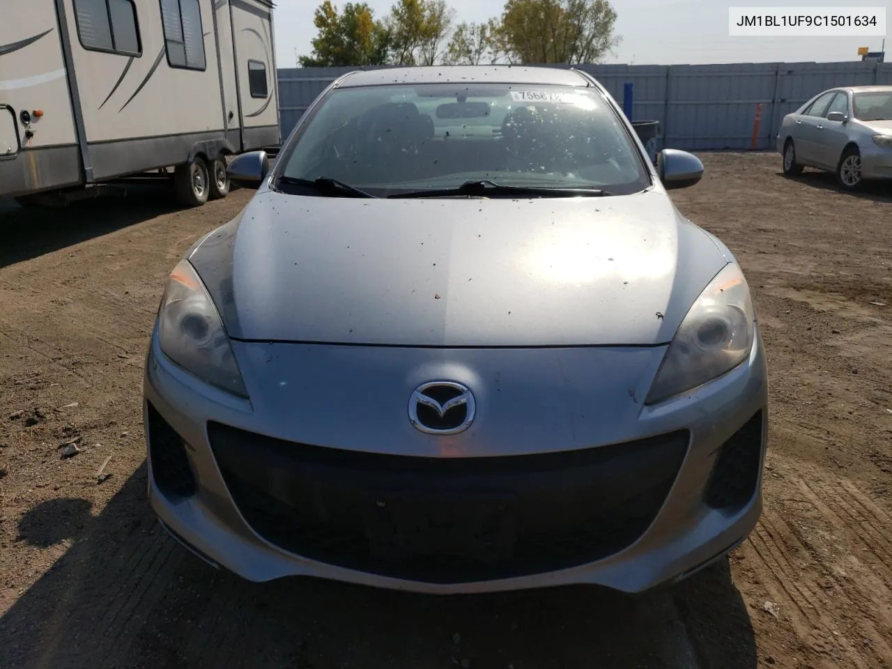 2012 Mazda 3 I VIN: JM1BL1UF9C1501634 Lot: 75687504