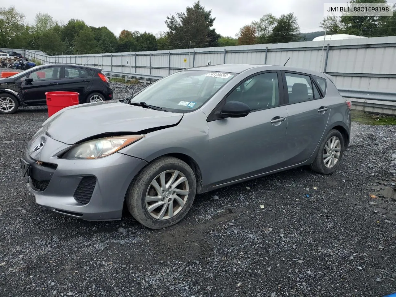 2012 Mazda 3 I VIN: JM1BL1L88C1698198 Lot: 75716864