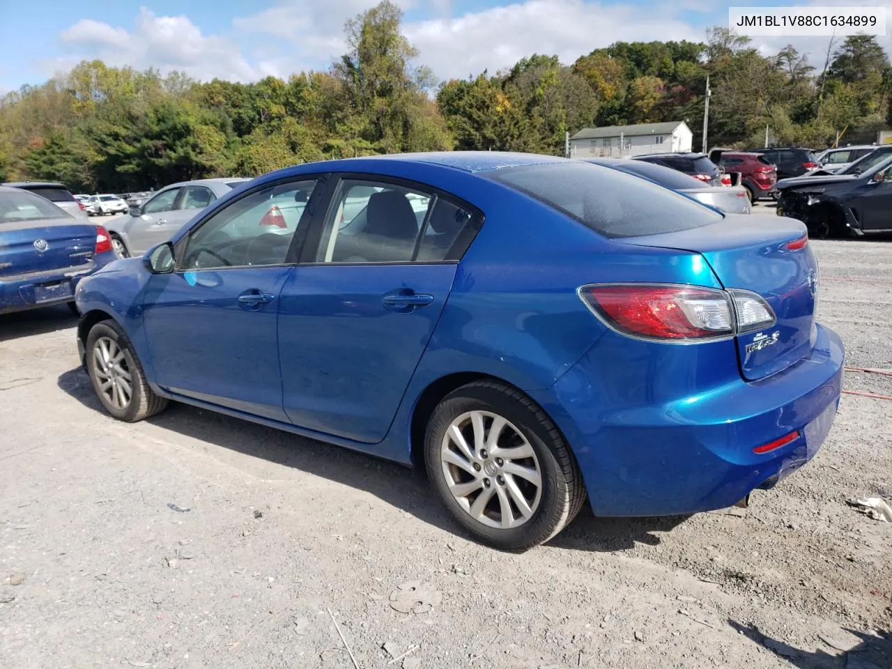 2012 Mazda 3 I VIN: JM1BL1V88C1634899 Lot: 76328244