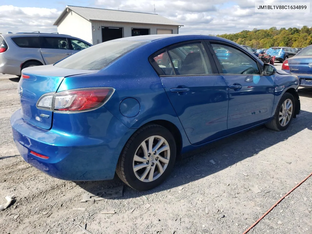 2012 Mazda 3 I VIN: JM1BL1V88C1634899 Lot: 76328244