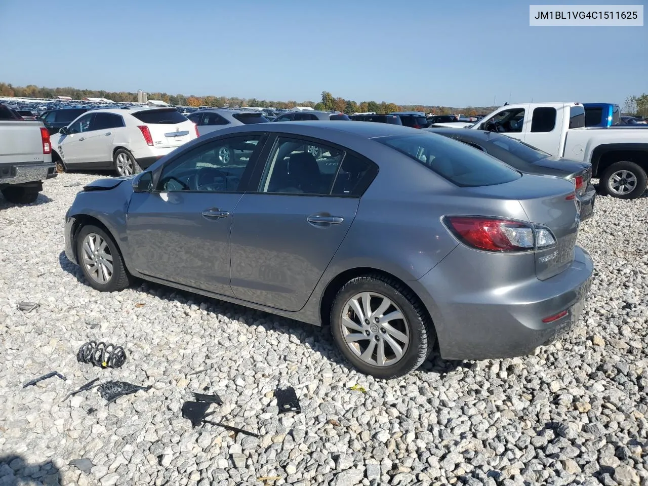 2012 Mazda 3 I VIN: JM1BL1VG4C1511625 Lot: 76587424