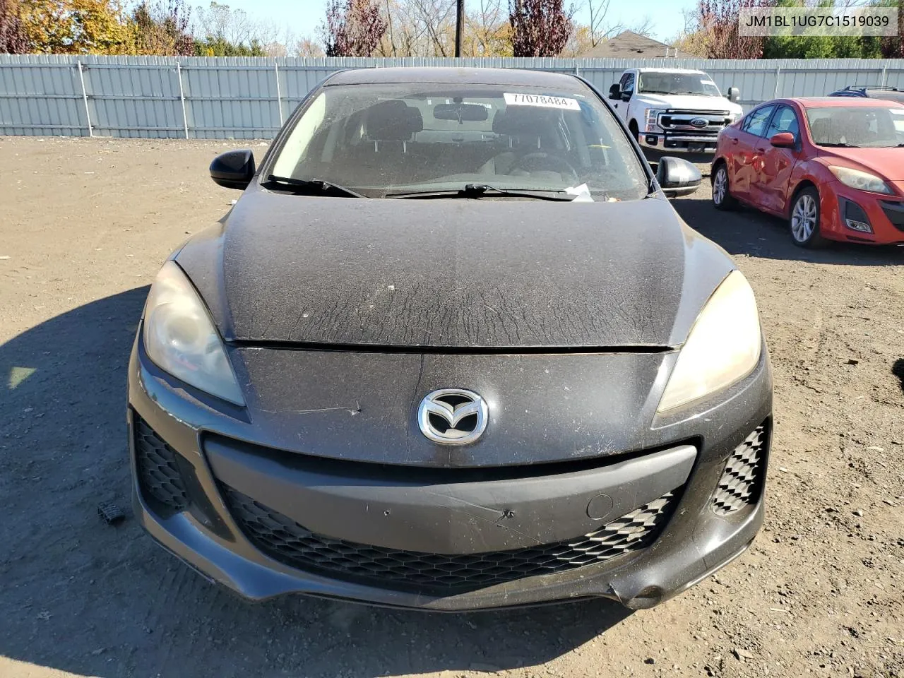 2012 Mazda 3 I VIN: JM1BL1UG7C1519039 Lot: 77078484