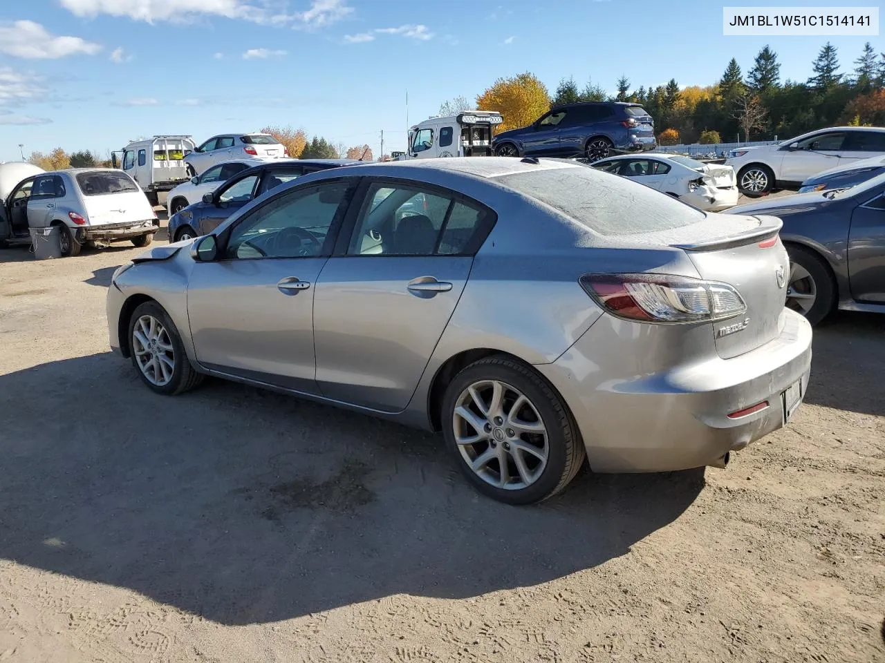 2012 Mazda 3 S VIN: JM1BL1W51C1514141 Lot: 77576334