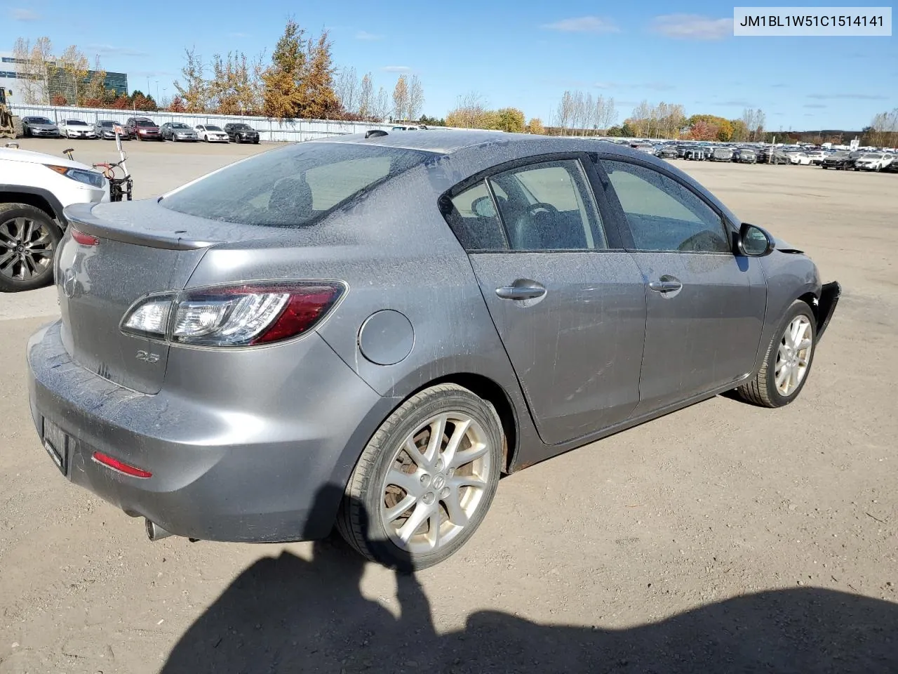 2012 Mazda 3 S VIN: JM1BL1W51C1514141 Lot: 77576334