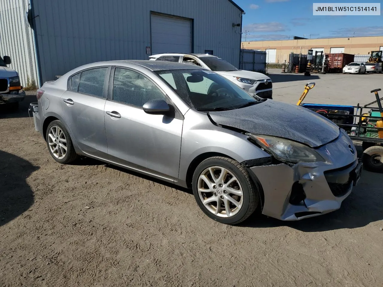 2012 Mazda 3 S VIN: JM1BL1W51C1514141 Lot: 77576334