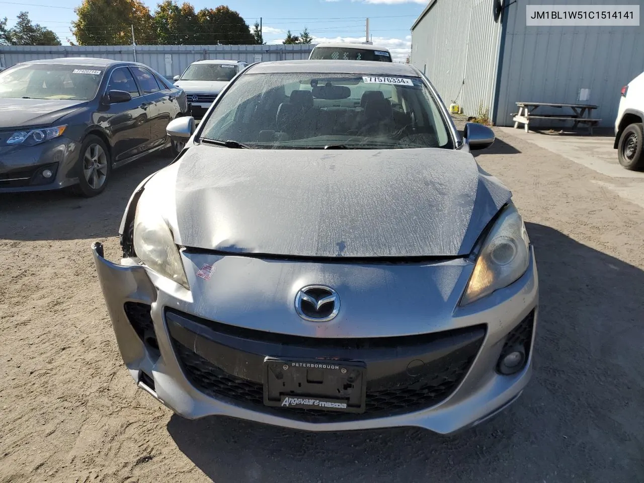 2012 Mazda 3 S VIN: JM1BL1W51C1514141 Lot: 77576334