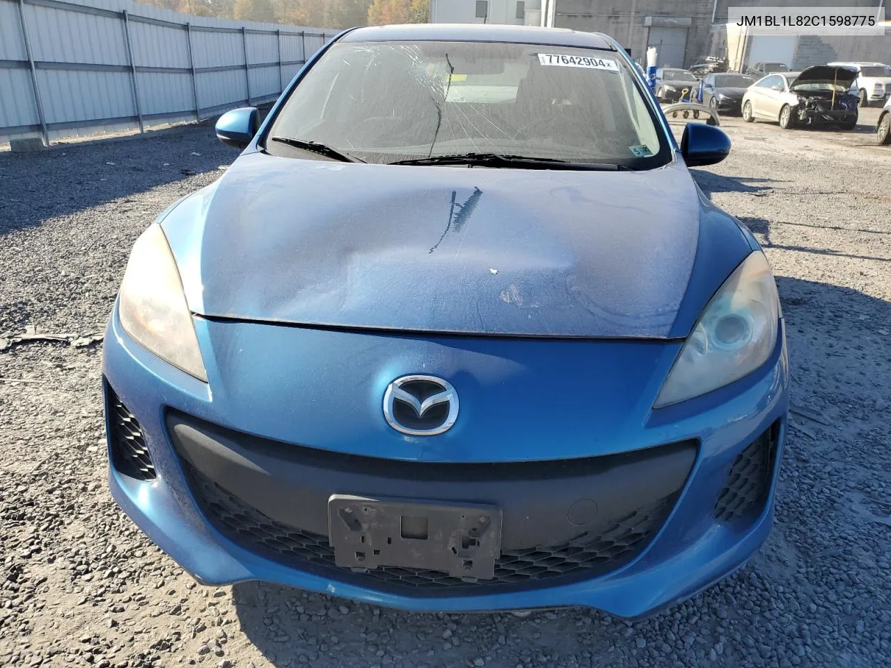 2012 Mazda 3 I VIN: JM1BL1L82C1598775 Lot: 77642904