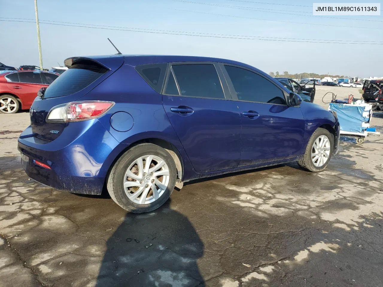 2012 Mazda 3 I VIN: JM1BL1M89C1611343 Lot: 78083314