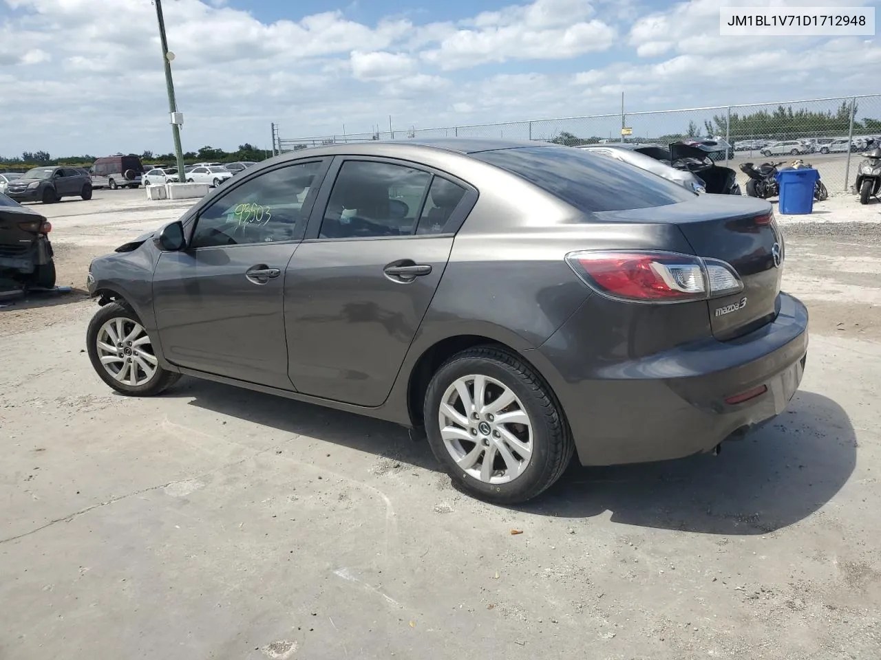 2013 Mazda 3 I VIN: JM1BL1V71D1712948 Lot: 49033184