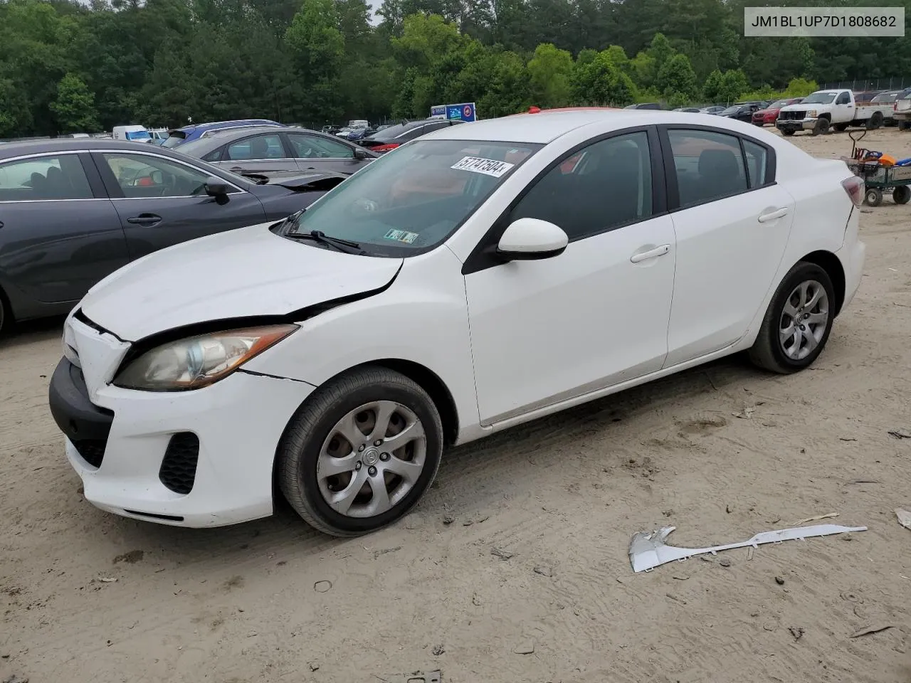 2013 Mazda 3 I VIN: JM1BL1UP7D1808682 Lot: 57747504