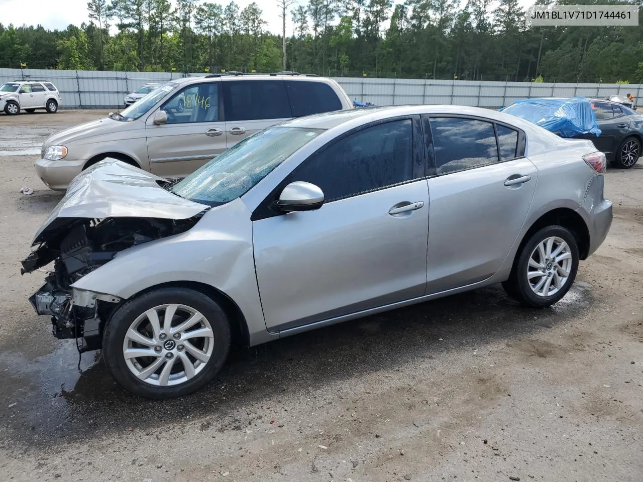 2013 Mazda 3 I VIN: JM1BL1V71D1744461 Lot: 59400934