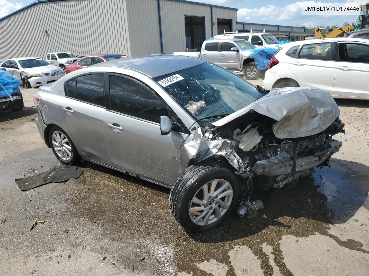 2013 Mazda 3 I VIN: JM1BL1V71D1744461 Lot: 59400934