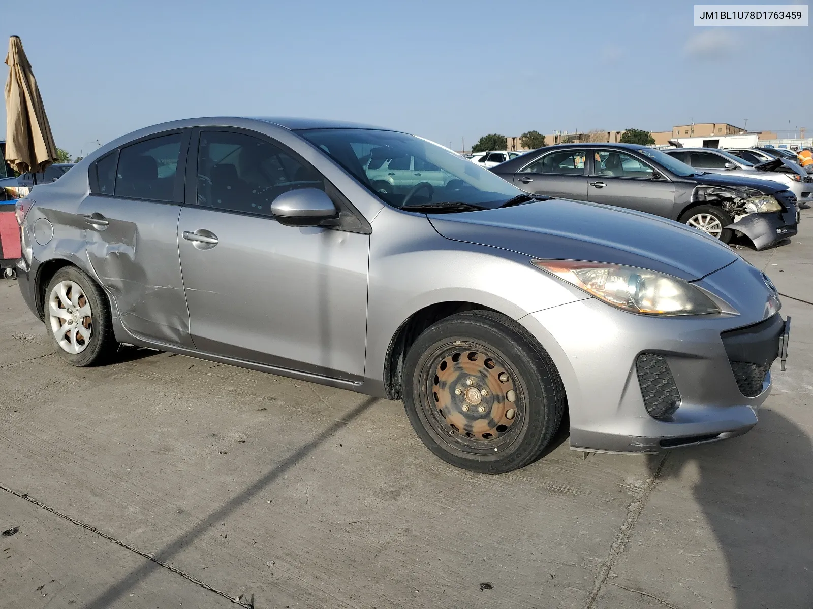 2013 Mazda 3 I VIN: JM1BL1U78D1763459 Lot: 65032764