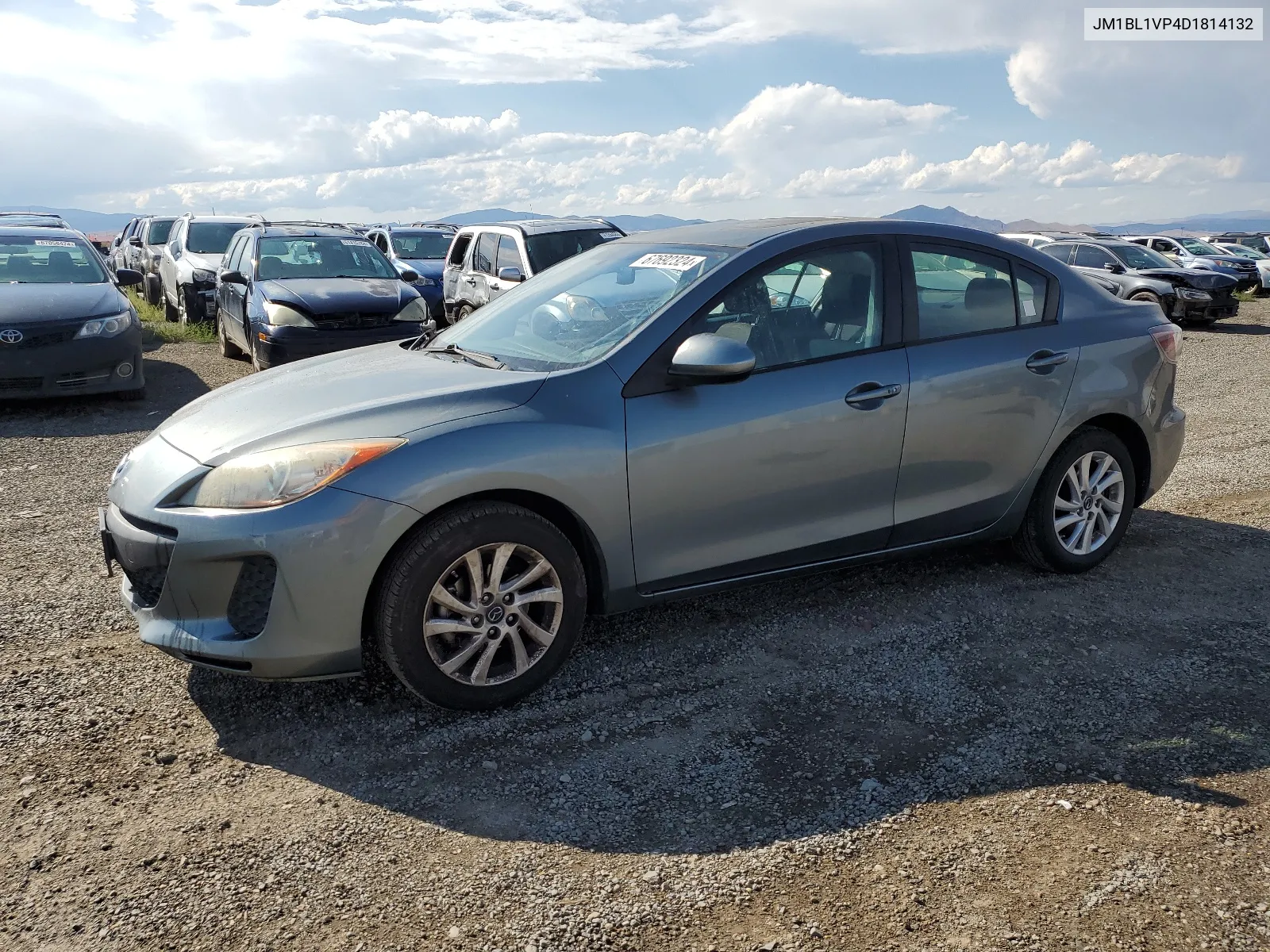 2013 Mazda 3 I VIN: JM1BL1VP4D1814132 Lot: 67692324