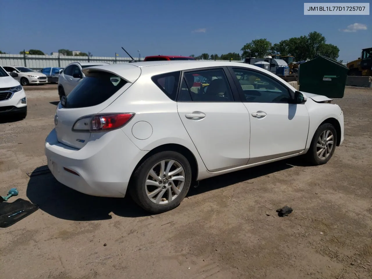 2013 Mazda 3 I VIN: JM1BL1L77D1725707 Lot: 67736264