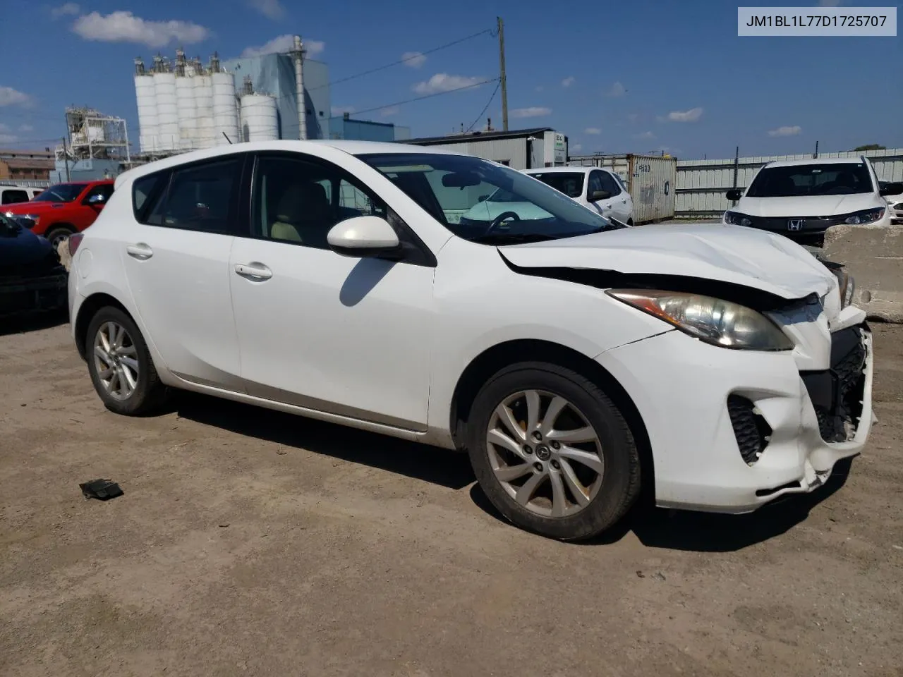 2013 Mazda 3 I VIN: JM1BL1L77D1725707 Lot: 67736264