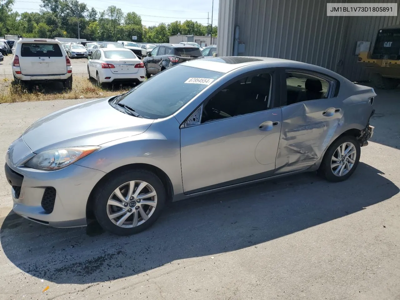 2013 Mazda 3 I VIN: JM1BL1V73D1805891 Lot: 67954554