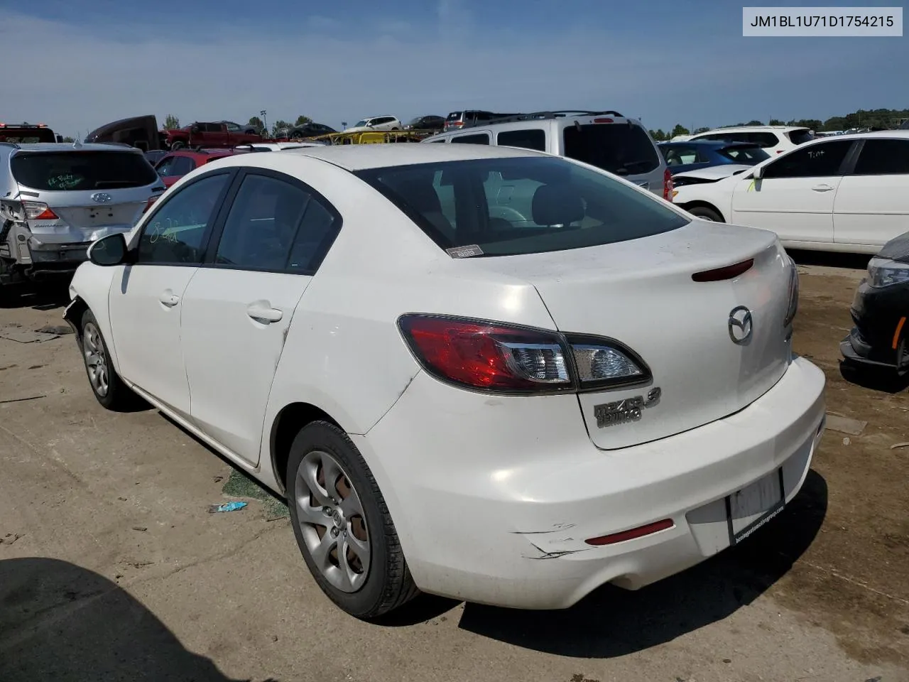 2013 Mazda 3 I VIN: JM1BL1U71D1754215 Lot: 68374024