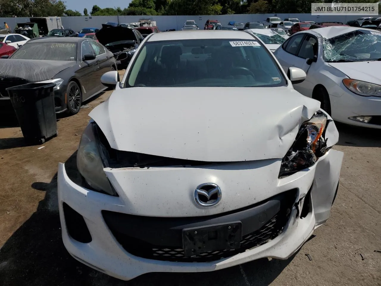 2013 Mazda 3 I VIN: JM1BL1U71D1754215 Lot: 68374024