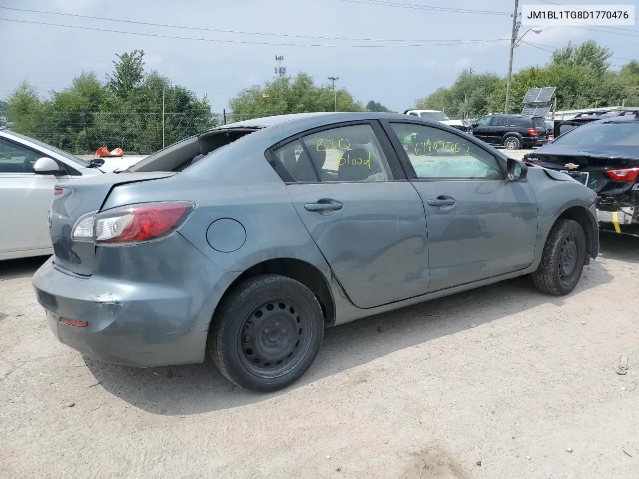 2013 Mazda 3 I VIN: JM1BL1TG8D1770476 Lot: 68846054