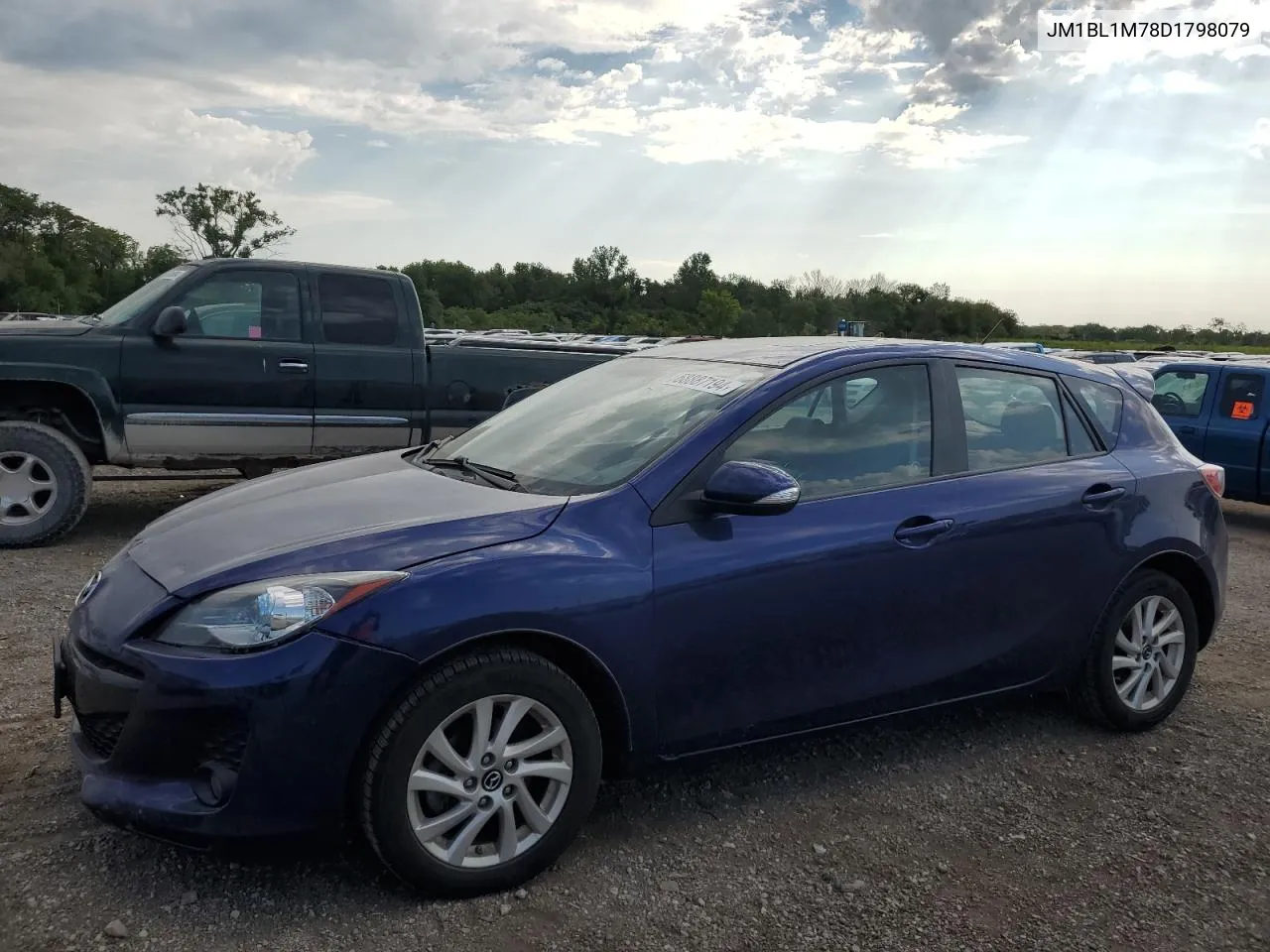 2013 Mazda 3 I VIN: JM1BL1M78D1798079 Lot: 68887194